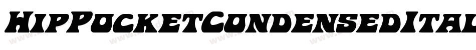 HipPocketCondensedItalic-ozra字体转换