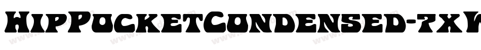 HipPocketCondensed-7xWR字体转换