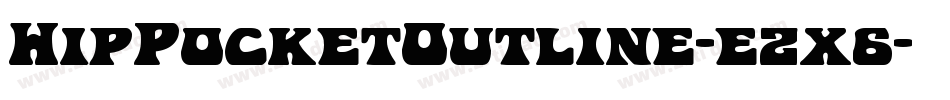 HipPocketOutline-ezx6字体转换