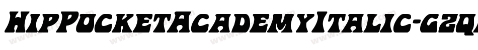 HipPocketAcademyItalic-gzqP字体转换