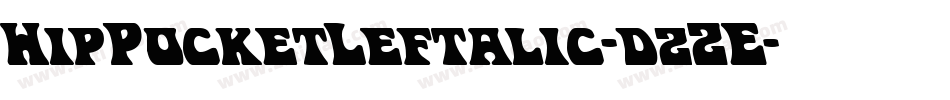 HipPocketLeftalic-dzZE字体转换