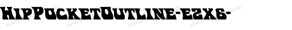 HipPocketOutline-ezx6字体转换