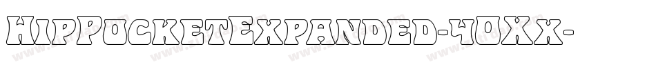 HipPocketExpanded-4OXx字体转换
