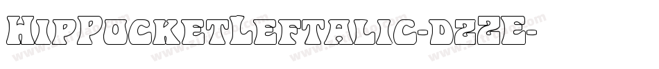 HipPocketLeftalic-dzZE字体转换