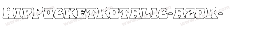 HipPocketRotalic-az0R字体转换