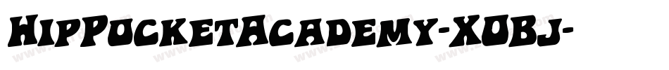 HipPocketAcademy-XOBj字体转换