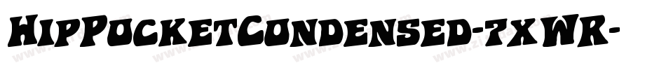 HipPocketCondensed-7xWR字体转换