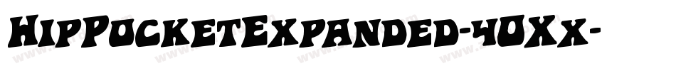 HipPocketExpanded-4OXx字体转换