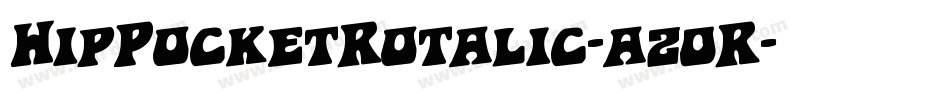HipPocketRotalic-az0R字体转换