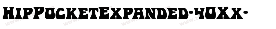 HipPocketExpanded-4OXx字体转换
