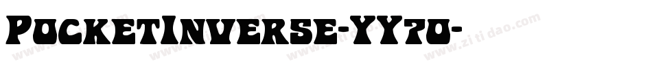 PocketInverse-YY7o字体转换