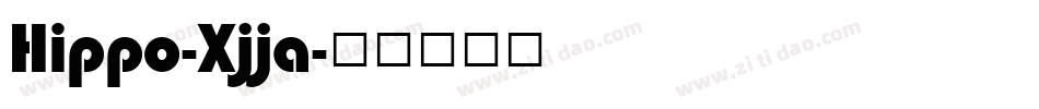 Hippo-Xjja字体转换