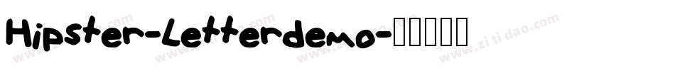 Hipster-Letterdemo字体转换