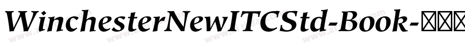 WinchesterNewITCStd-Book字体转换