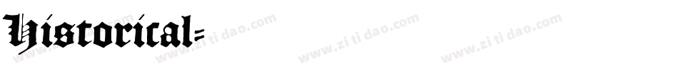 Historical字体转换