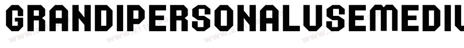 GrandiPersonalUseMediumItalic-Wd5Y字体转换