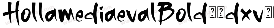 HollamediaevalBold-0dxv字体转换