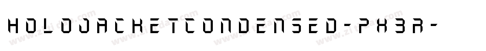 HoloJacketCondensed-pX3r字体转换