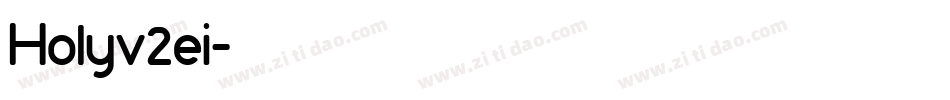 Holyv2ei字体转换