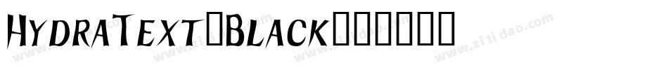 HydraText-Black字体转换