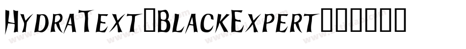 HydraText-BlackExpert字体转换