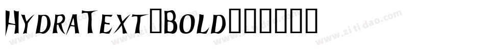 HydraText-Bold字体转换