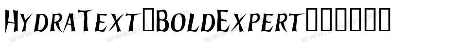 HydraText-BoldExpert字体转换