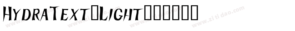 HydraText-Light字体转换