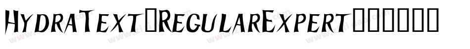 HydraText-RegularExpert字体转换