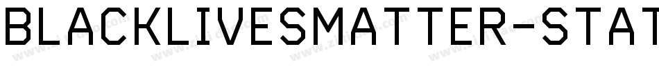 BlackLivesMatter-StatenIsl字体转换