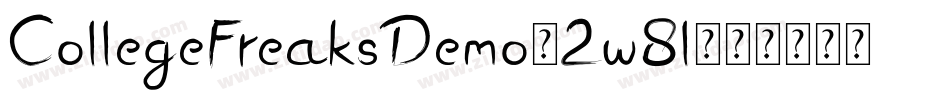 CollegeFreaksDemo-2w8l字体转换