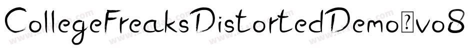 CollegeFreaksDistortedDemo-vo87字体转换