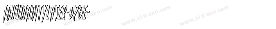 InhumanityLaser-dz8E字体转换