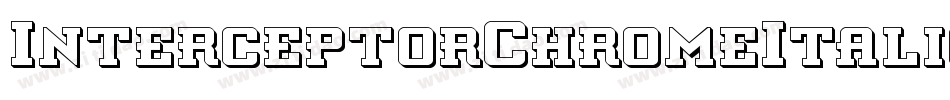 InterceptorChromeItalic-5qpV字体转换