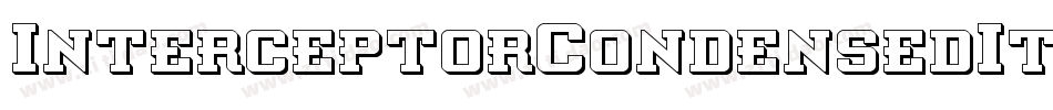 InterceptorCondensedItalic-yWle字体转换