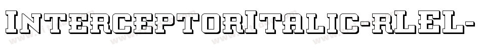 InterceptorItalic-rLEL字体转换