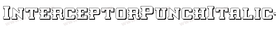 InterceptorPunchItalic-2pZe字体转换