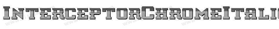 InterceptorChromeItalic-5qpV字体转换