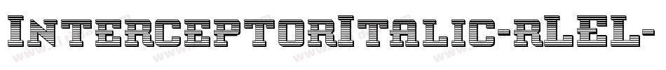 InterceptorItalic-rLEL字体转换