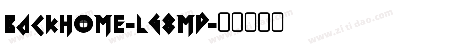 BackHome-lg8Md字体转换