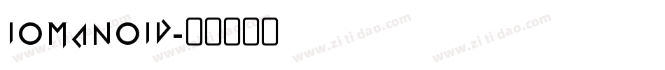 iomanoid字体转换