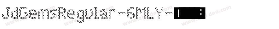 JdGemsRegular-6MLY字体转换