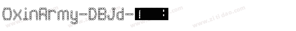 OxinArmy-DBJd字体转换