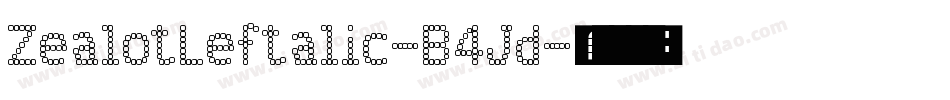 ZealotLeftalic-B4Jd字体转换