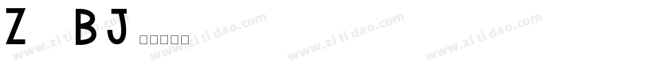 Zachary-B0Jl字体转换