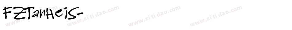 FZTanHeiS字体转换