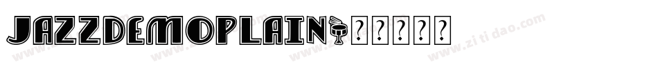 JazzDemoPlain字体转换