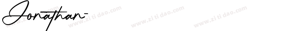 Jonathan字体转换