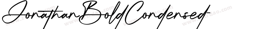 JonathanBoldCondensed字体转换