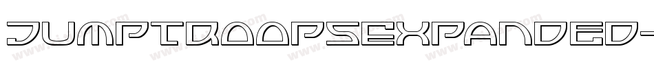 JumptroopsExpanded-Y7zL字体转换